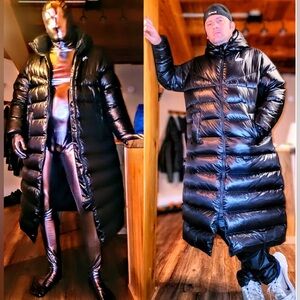 NIKE puffer long coat.